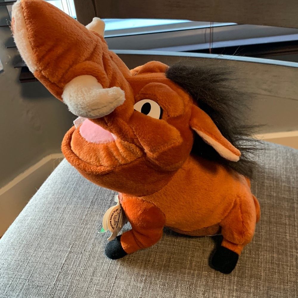 Disney Applause The Lion King Vintage Pumbaa plush